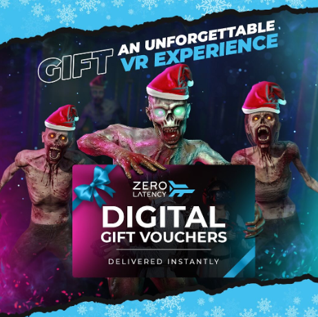 Zero latency Jax VR Christmas Gift Card