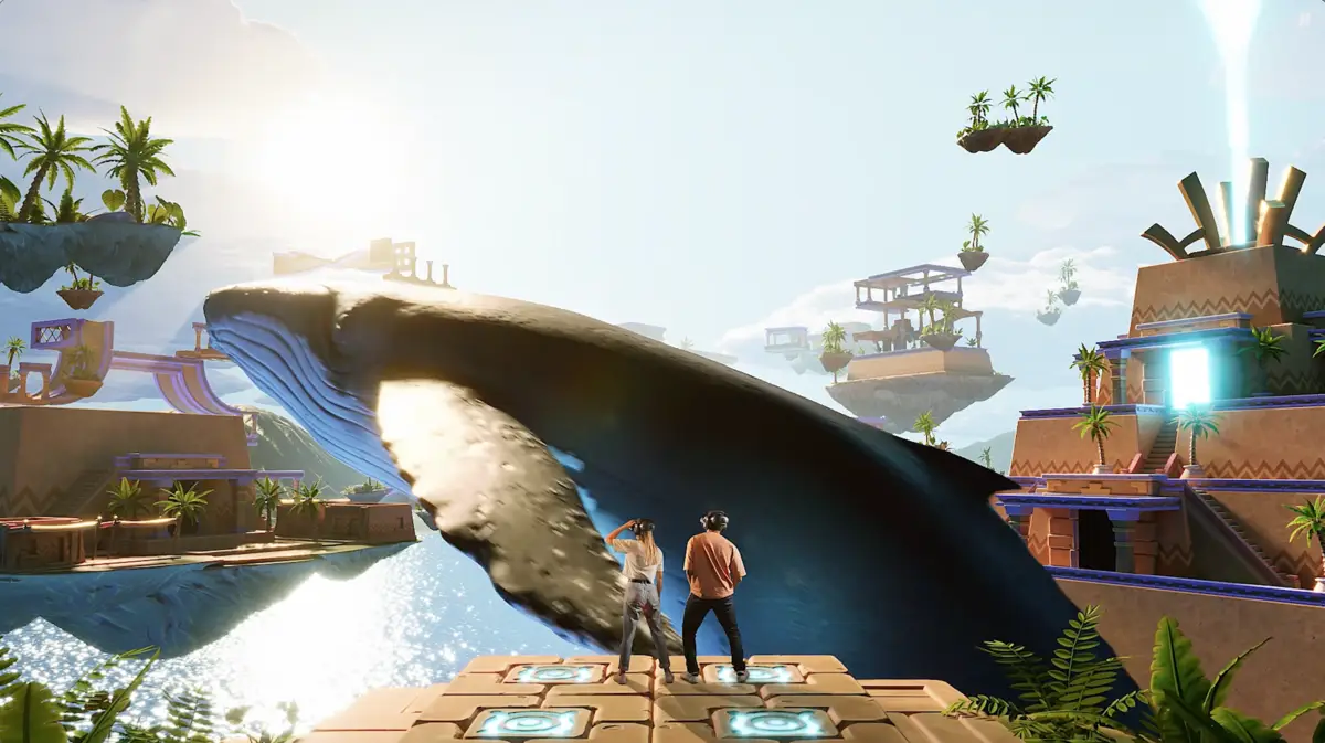 Explore the surreal floating landscapes of Engineerium VR game at Zero Latency Jax