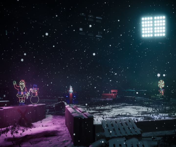 Ever wanted to save Christmas and humanity at the same time? Unleash festive fury with snowman power-ups that give your whole squad a Christmas-themed weapons upgrade.
