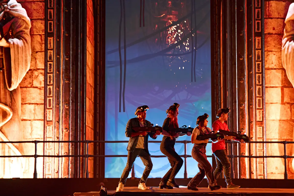 Behind the scenes of Space Marine VR: Defenders of Avarax at Zero Latency Jax