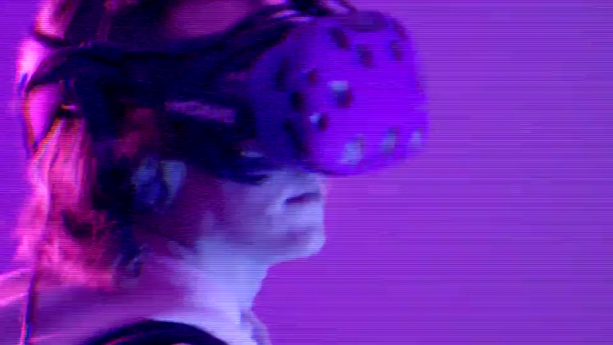A cinematic moment inside an immersive escape-room experience